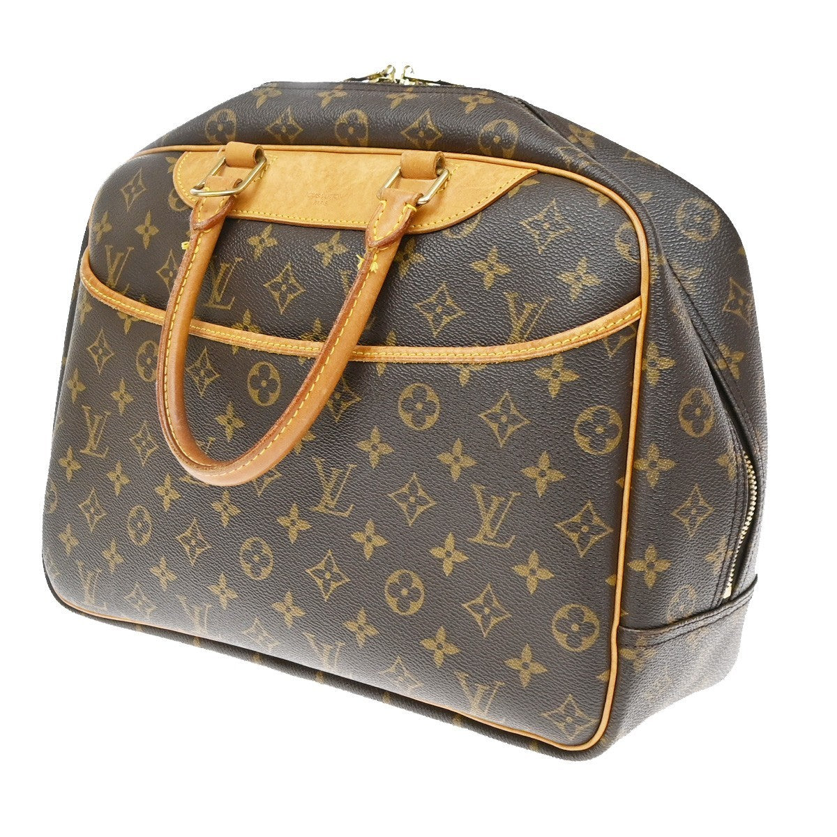 Louis Vuitton Trouville Monogram Canvas, Brown, Canvas, Handbag