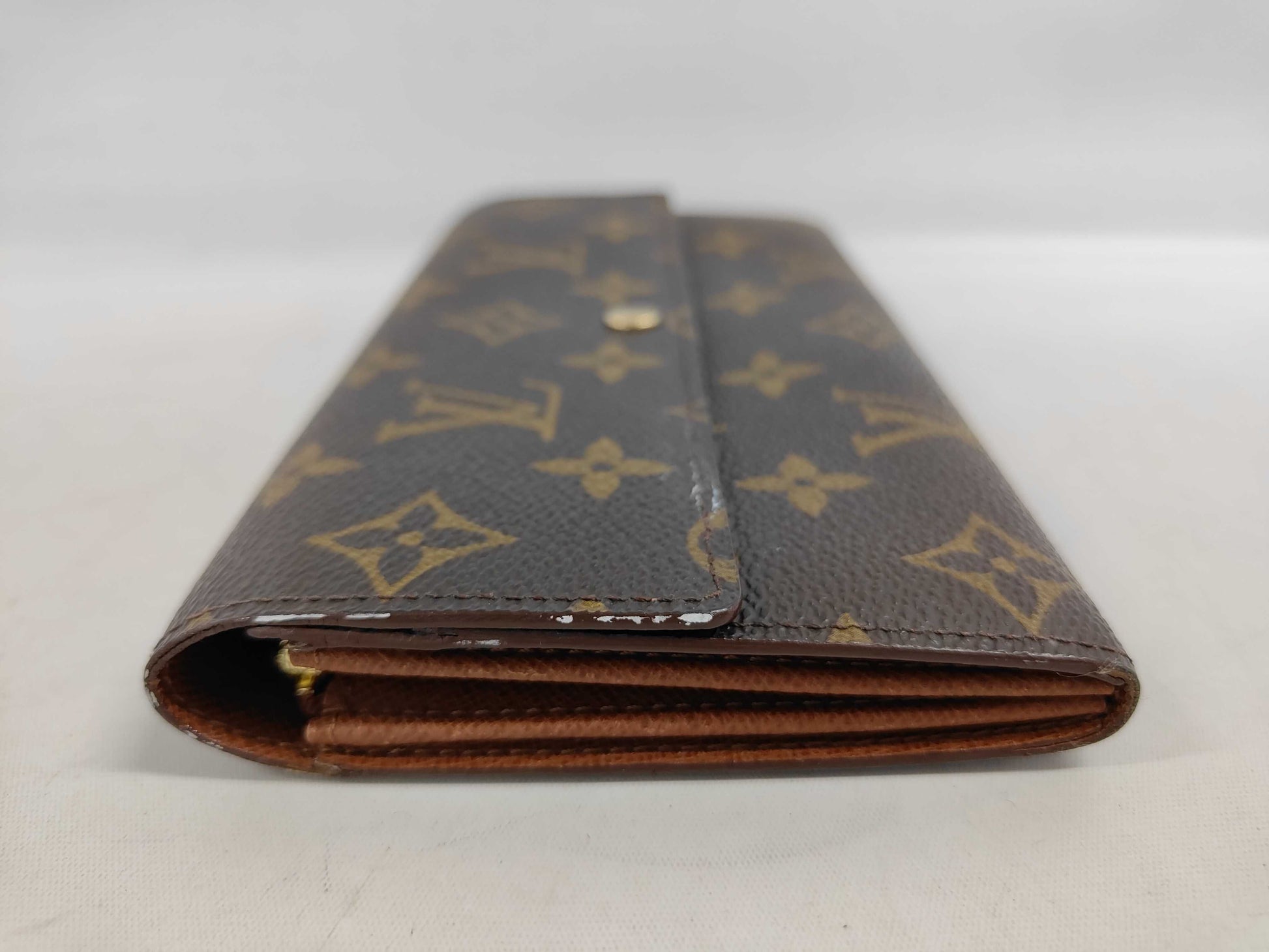 Louis Vuitton Sarah Monogram Canvas, Brown, Canvas, Clutch