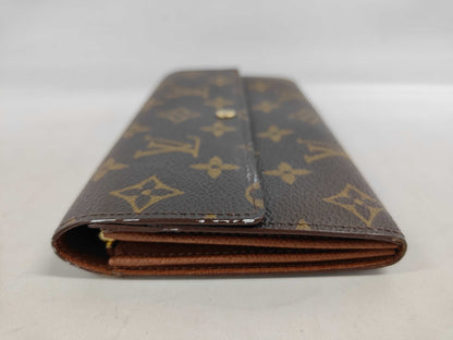 Louis Vuitton Sarah Monogram Canvas, Brown, Canvas, Clutch