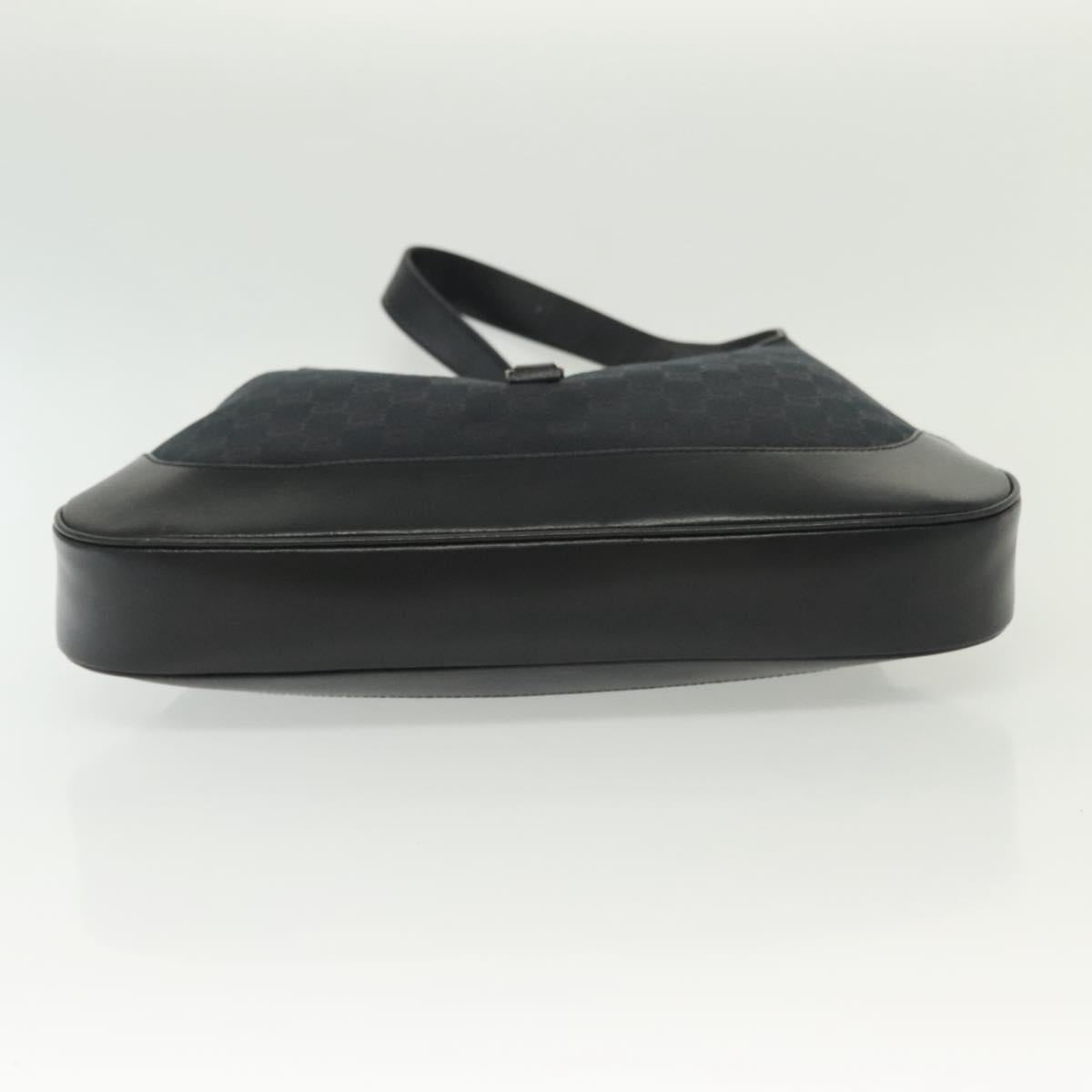 Gucci Jackie Original Shoulder Bag Diamante Coated Canvas, BLACK, CANVAS, Shoulder bag