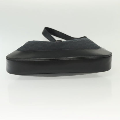 Gucci Jackie Original Shoulder Bag Diamante Coated Canvas, BLACK, CANVAS, Shoulder bag