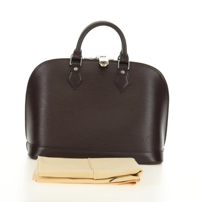 Louis Vuitton Alma Epi Leather, Brown, Leather, Handbag