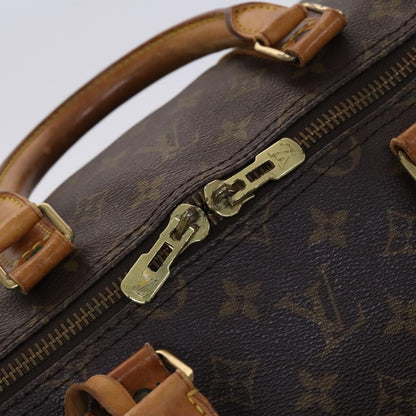 Louis Vuitton Keepall Monogram Canvas, Brown, Canvas, Travel Bag