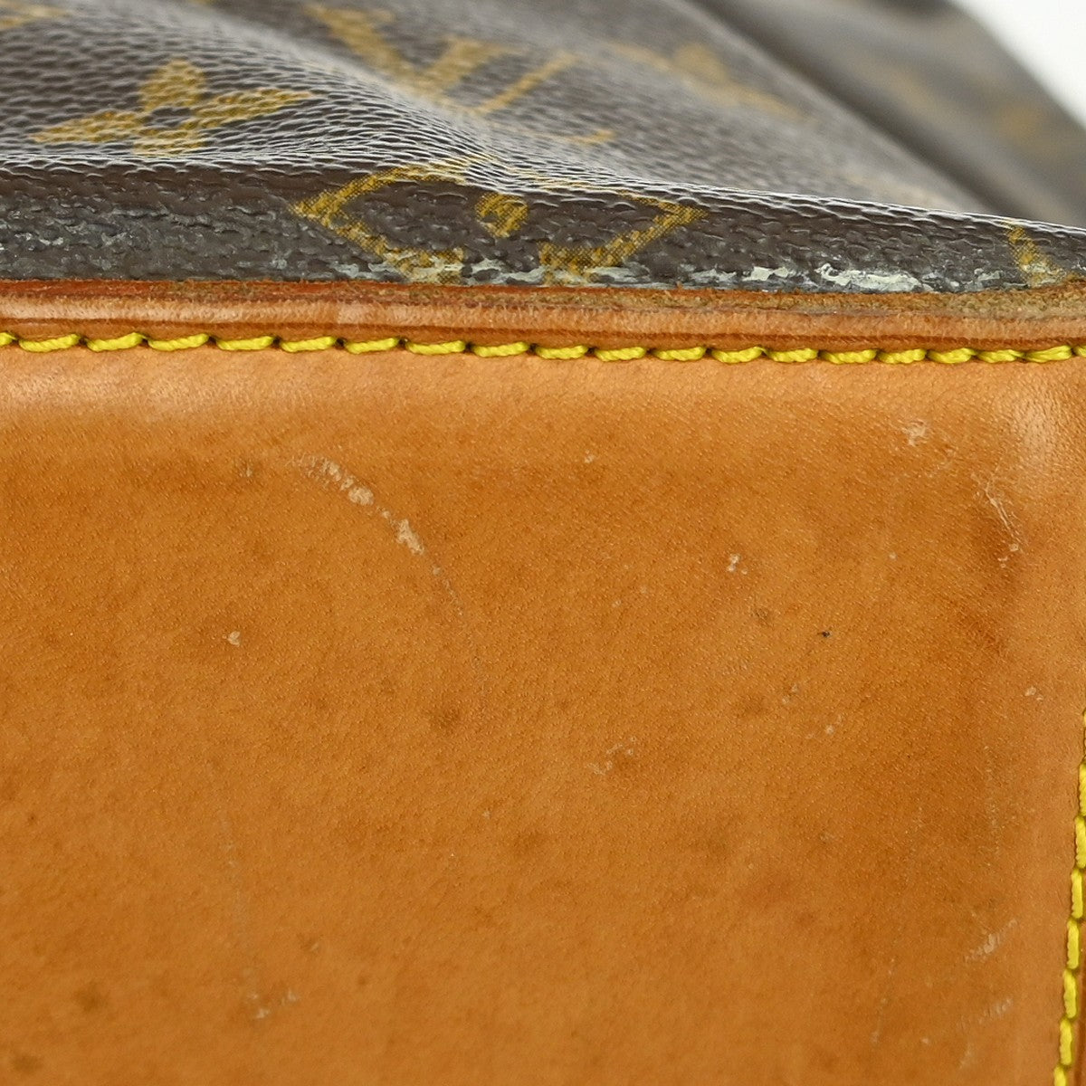 Louis Vuitton Cabas Mezzo Monogram Canvas, Brown, Canvas, Shoulder Bag