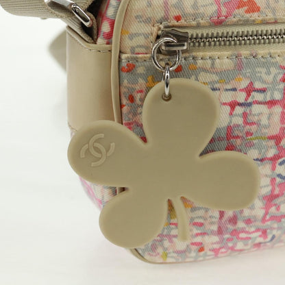 Chanel Vintage Clover Camera Printed Canvas, Multicolour, Canvas, Shoulder Bag