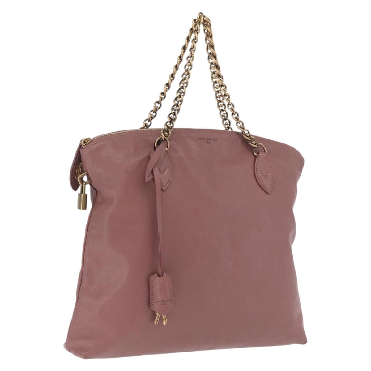 Louis Vuitton Lockit Chain Boudoir Leather, Pink, Leather, Handbag