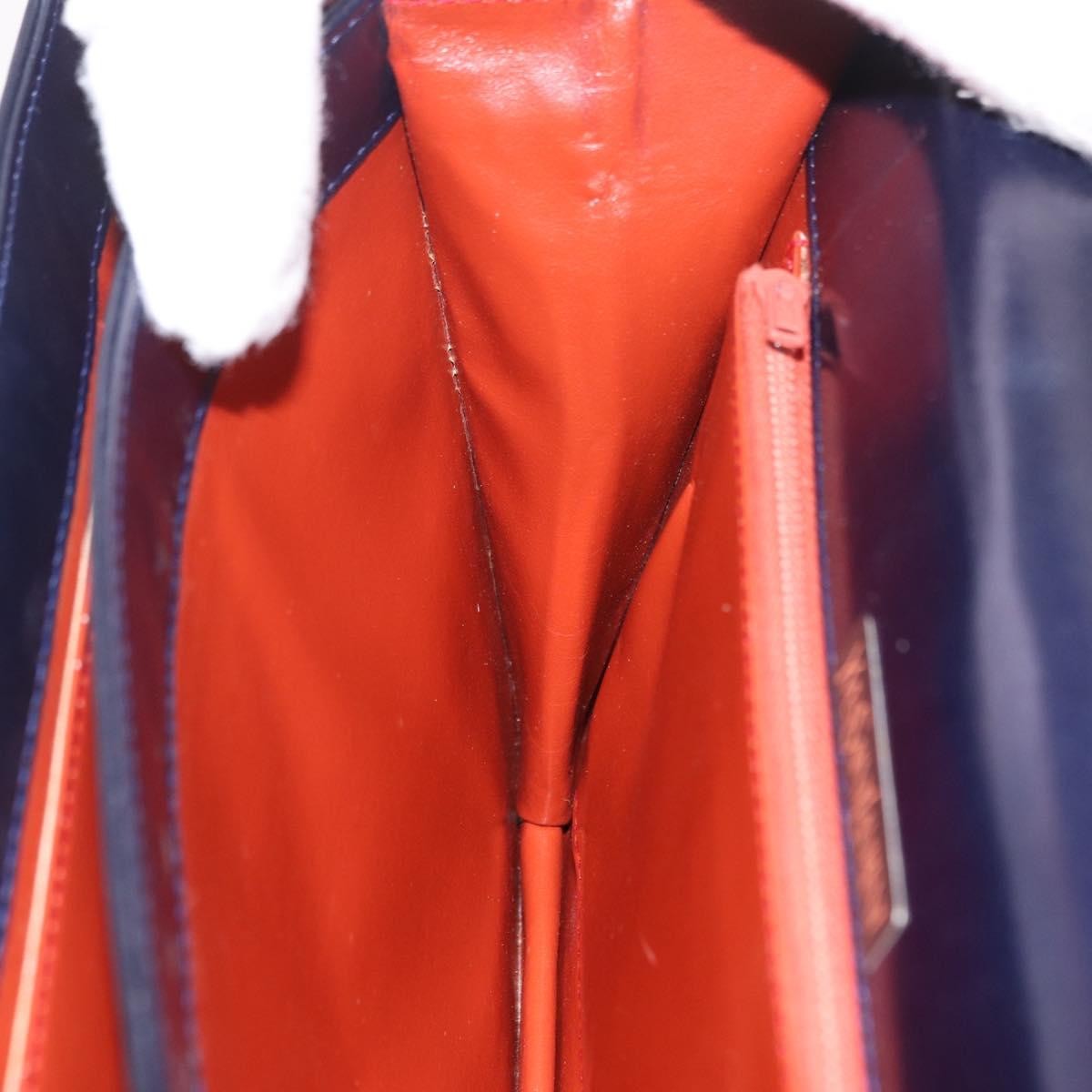 Saint Laurent Vintage Shoulder bag Leather, Navy, Leather, Shoulder Bag