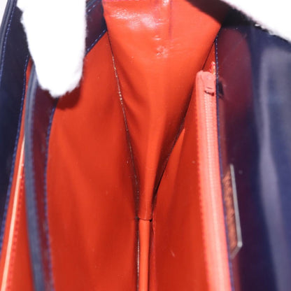 Saint Laurent Vintage Shoulder bag Leather, Navy, Leather, Shoulder Bag
