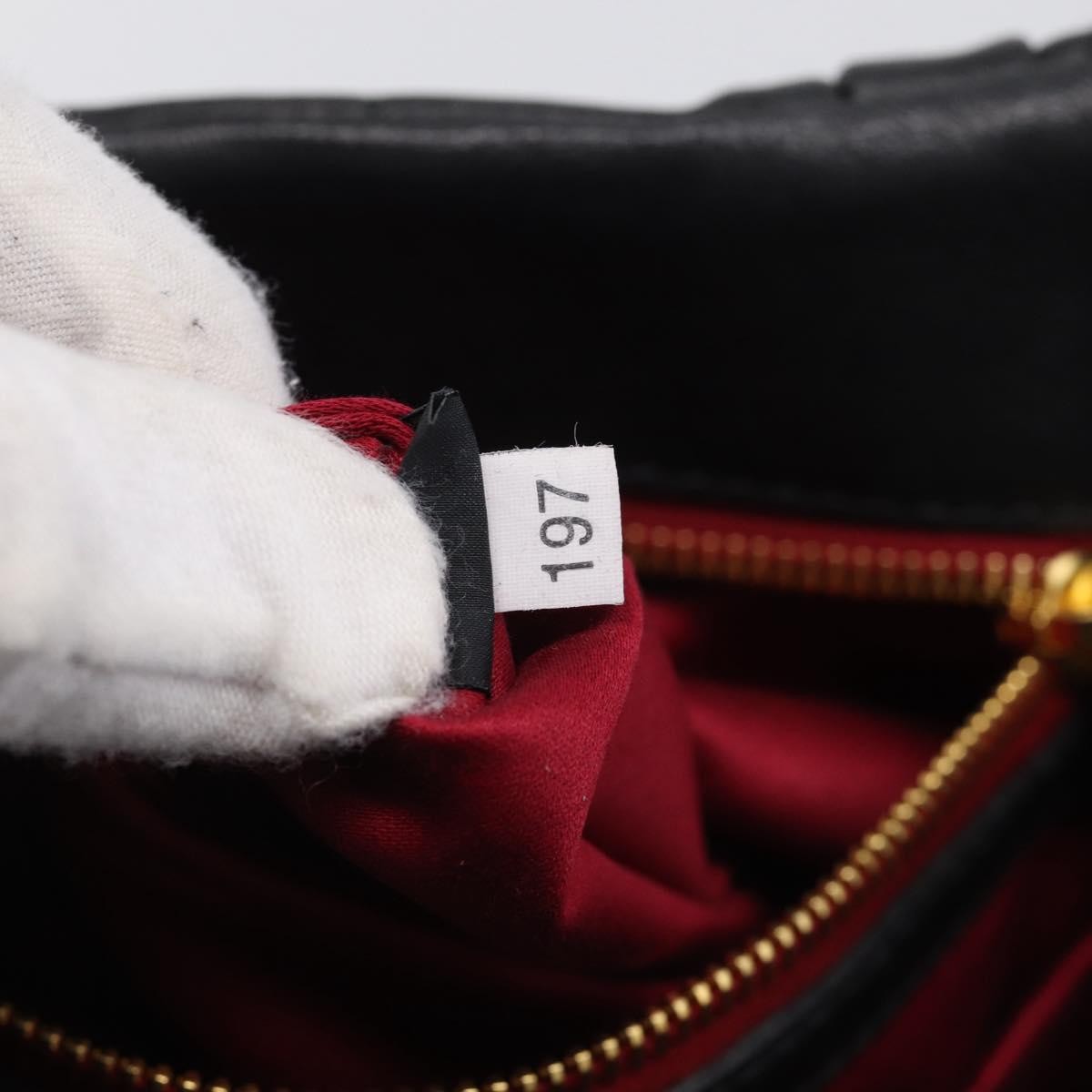 Miu Miu Coffer Convertible Satchel Matelasse Leather, Black, Leather, Handbag