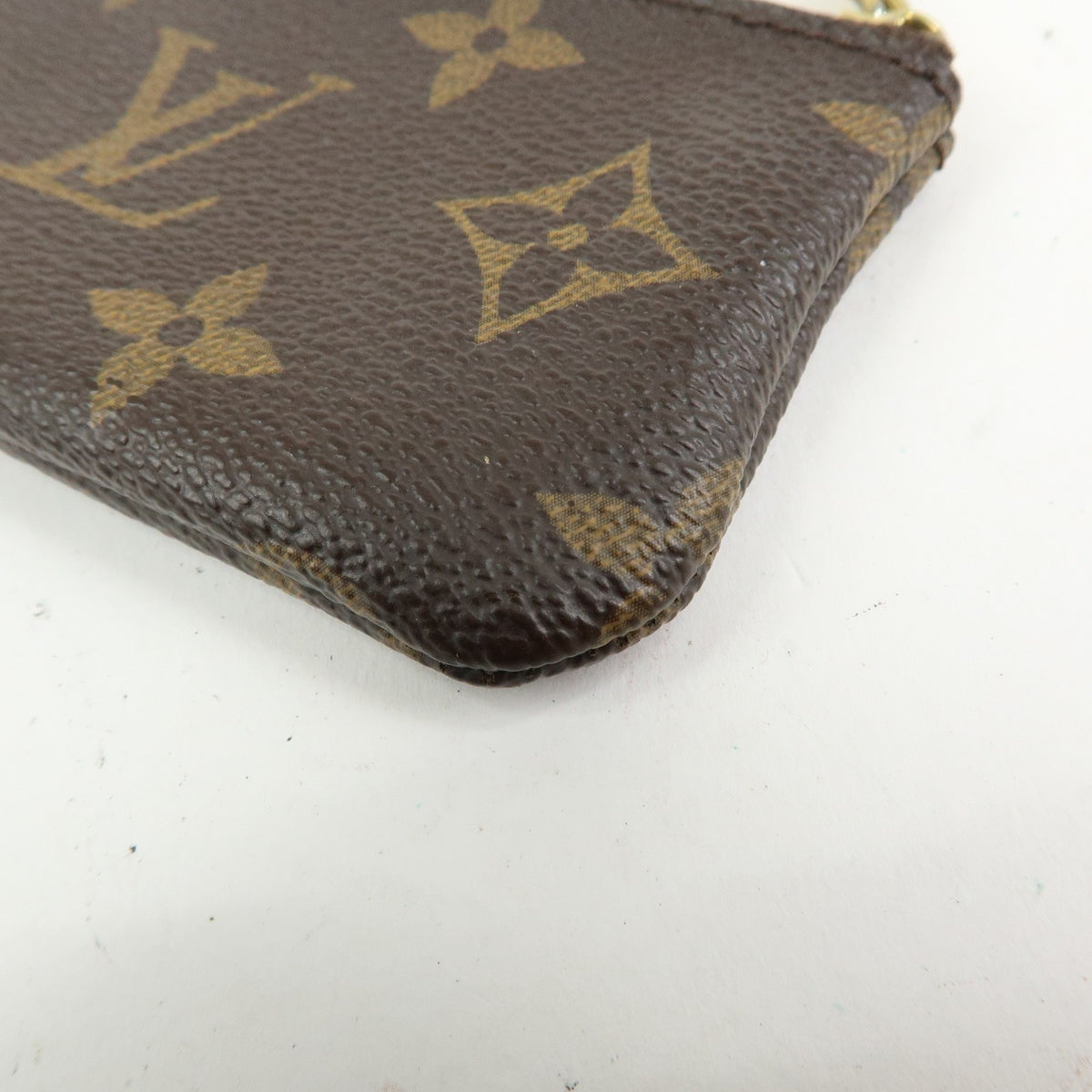 Louis Vuitton Key Monogram Canvas, Brown, Canvas, Clutch