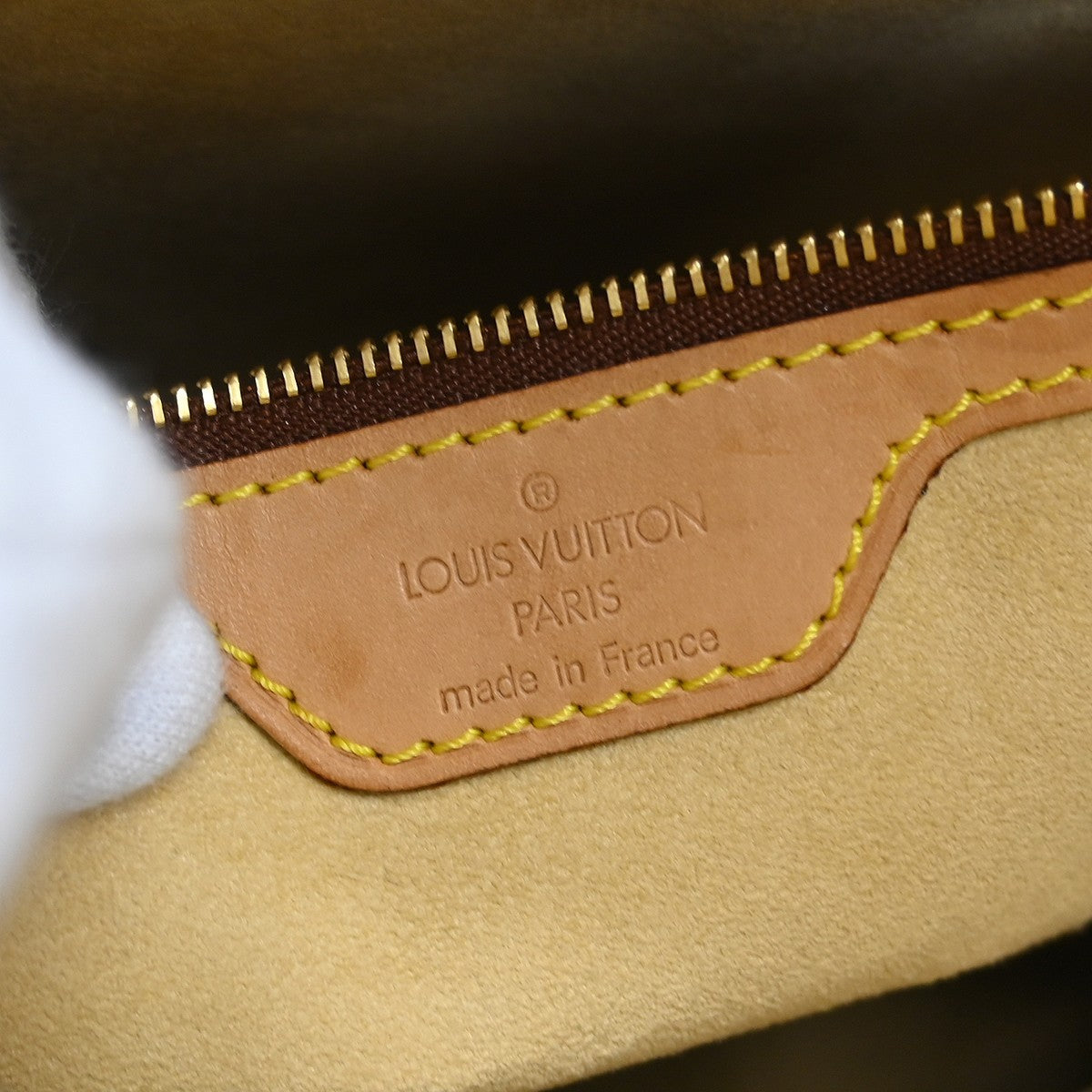 Louis Vuitton Looping Monogram Canvas, Brown, Canvas, Handbag
