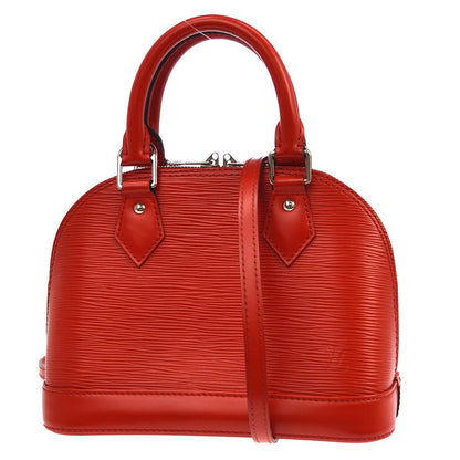 Louis Vuitton Alma Epi Leather, Red, Leather, Handbag
