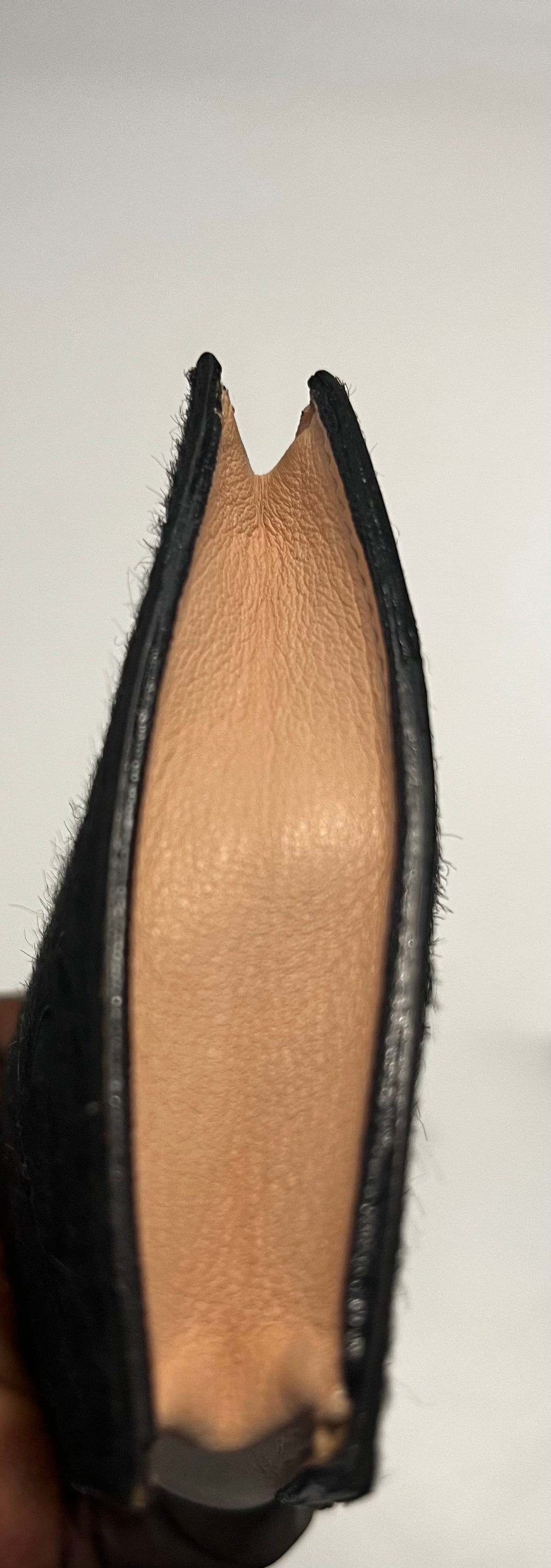 Christian Dior Pochette vintage Pony hair Pony hair leather, Black, Pony Style Calfskin, Clutch