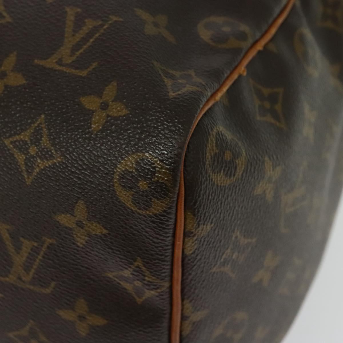 Louis Vuitton Speedy Handbag Monogram Canvas, BROWN, CANVAS, Handbag