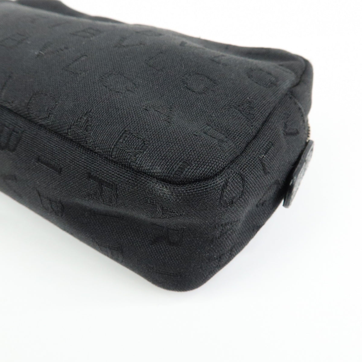 Bvlgari Pouch Canvas, Black, Canvas, Clutch