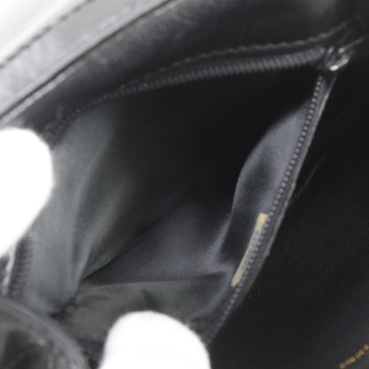 Chanel Flap Shoulder Leather, Black, Leather, Shoulder Bag