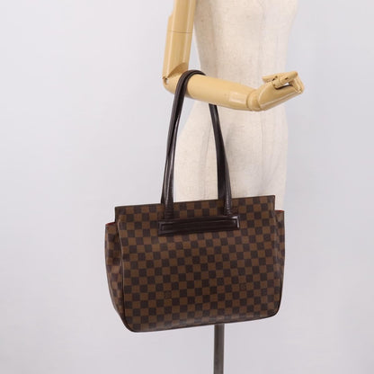 Louis Vuitton Parioli Damier Ebene, Brown, Canvas, Shoulder Bag