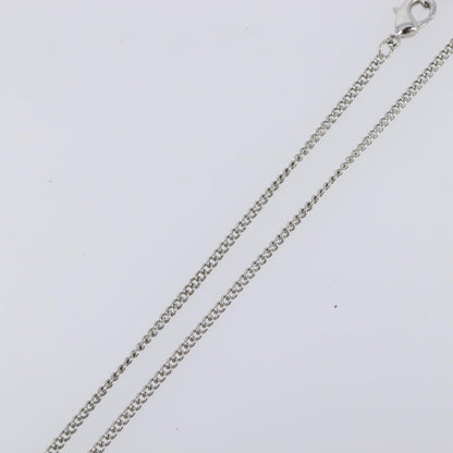 Chanel CC Ball Drop Pendant Metal with Crystals, Silver, Metal, Necklace