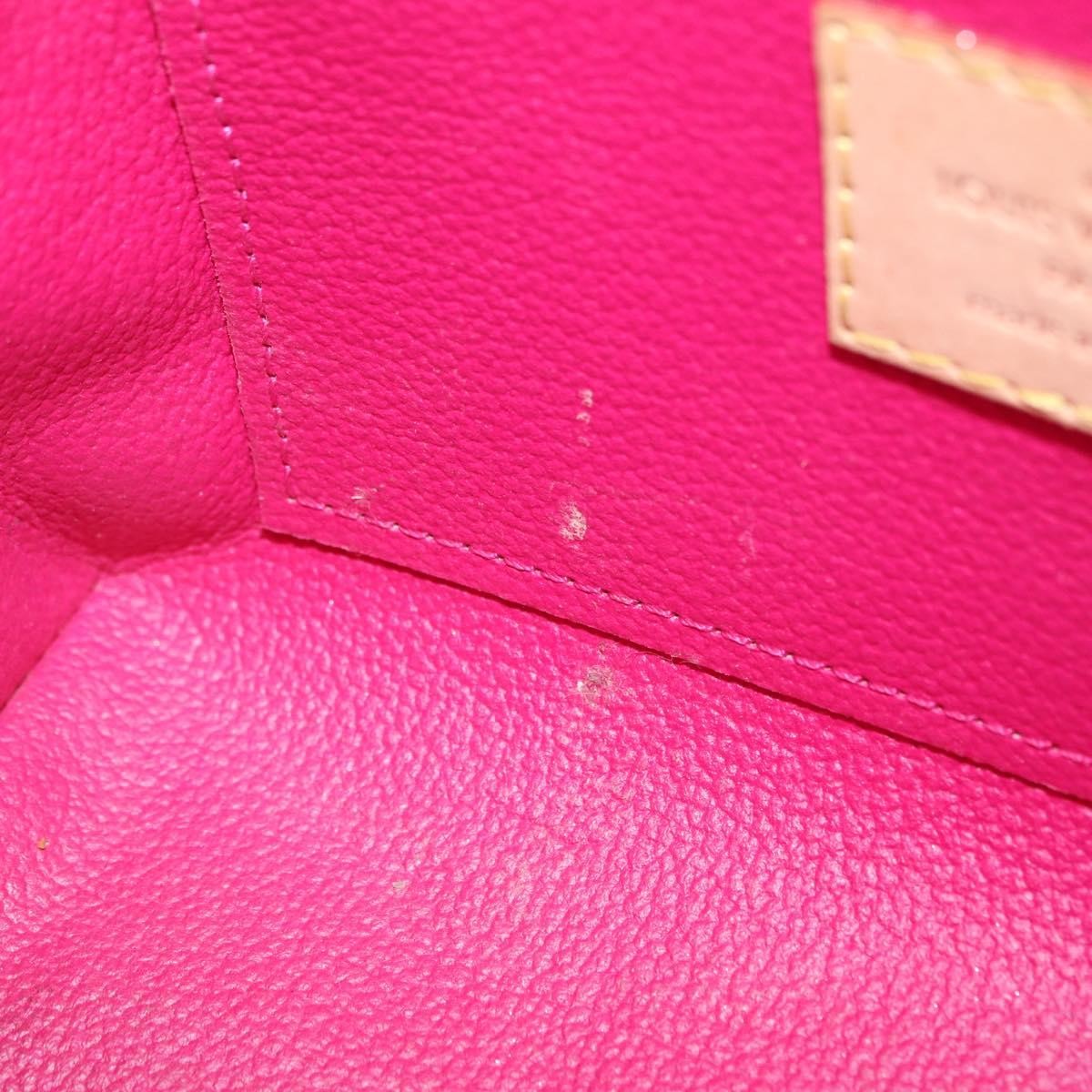 Louis Vuitton Cosmetic Case Limited Edition Monogram Vernis Ikat, Pink, Patent Leather, Toiletry Case
