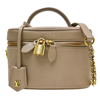 Louis Vuitton Vanity Monogram Empreinte Giant, Beige, Leather, Handbag