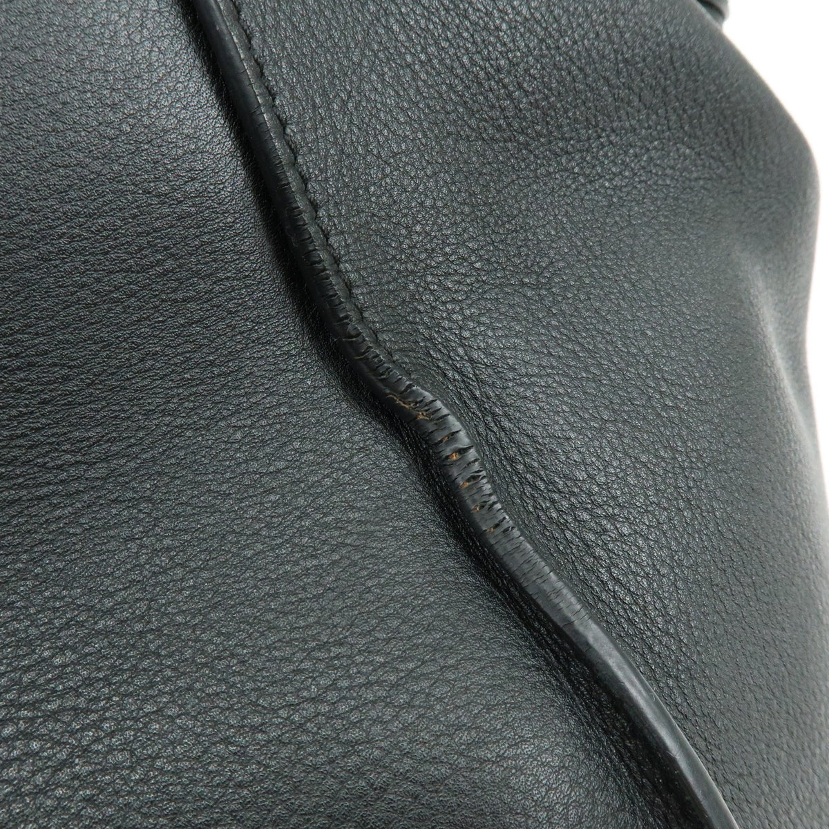 Loewe Hammock Leather, Black, Leather, Handbag