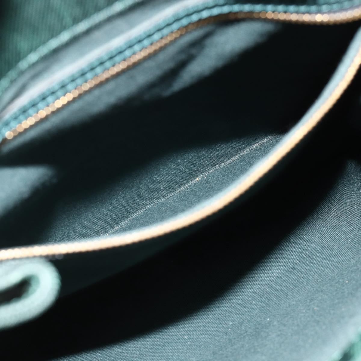 Louis Vuitton Cassiar Taiga Leather, Green, Leather, Backpack