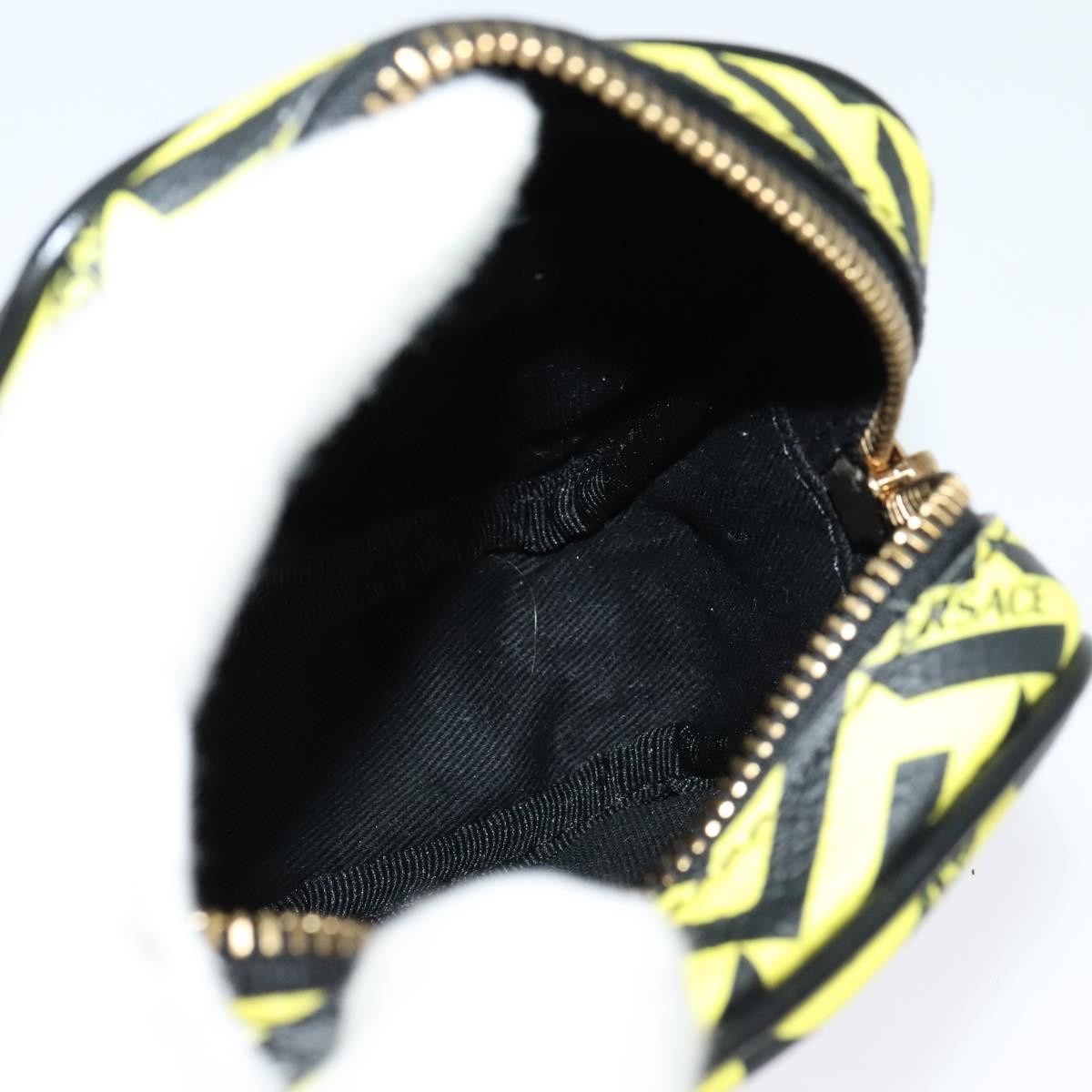Versace Vintage Clutch Leather, Yellow, PVC, Clutch