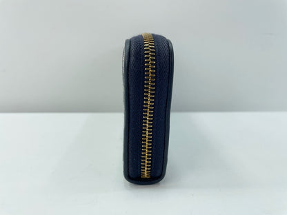 Christian Dior 30 Montaigne Voyageur canvas, Navy, Canvas, Wallet