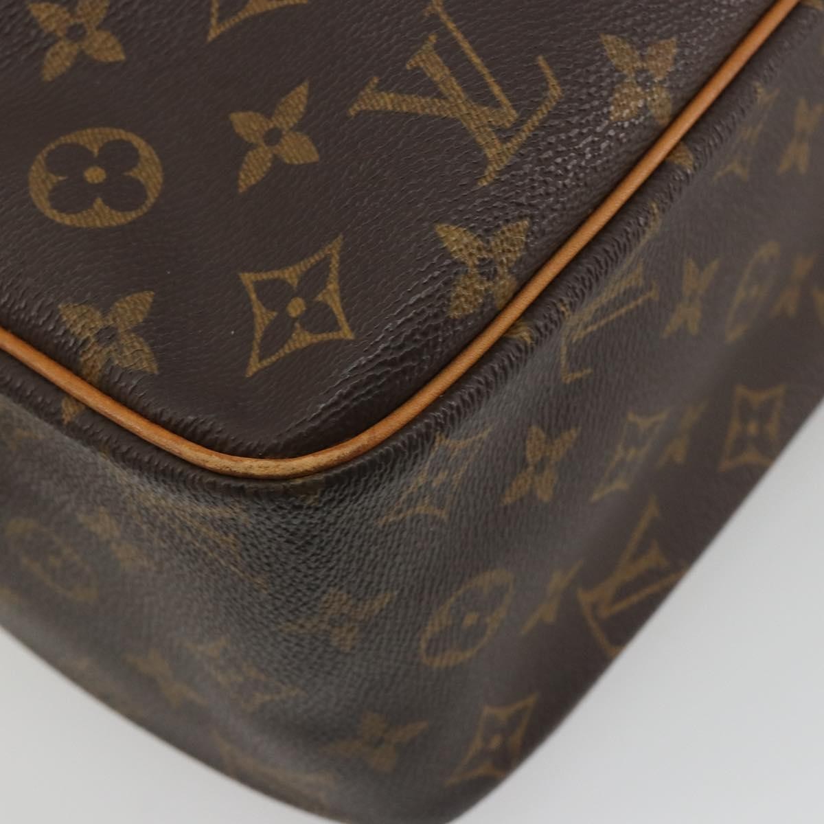 Louis Vuitton Cite Monogram Canvas, Brown, Canvas, Handbag