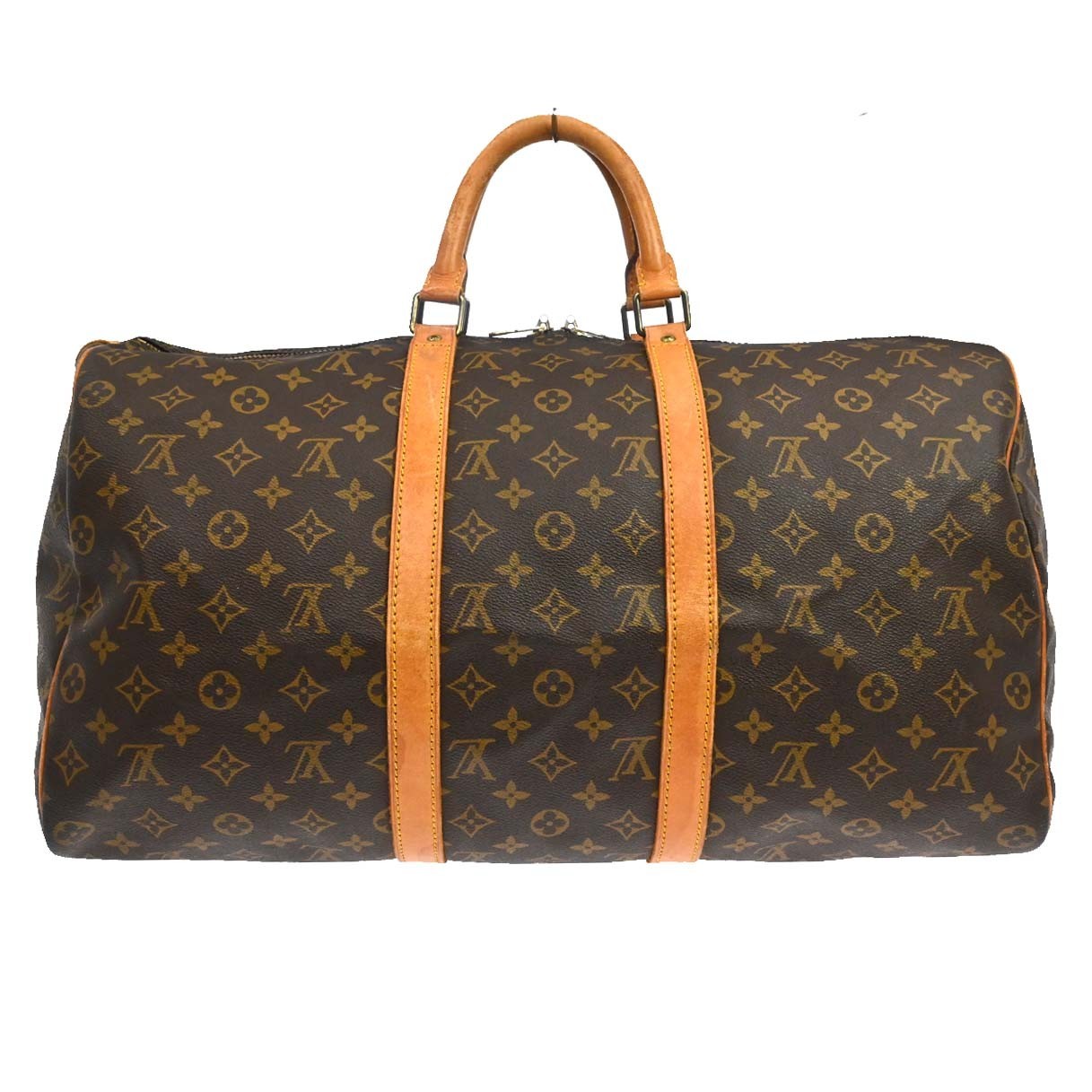 Louis Vuitton Keepall Monogram Canvas, Brown, Canvas, Travel Bag