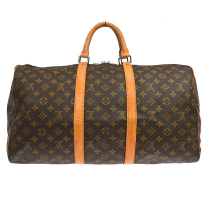 Louis Vuitton Keepall Monogram Canvas, Brown, Canvas, Travel Bag