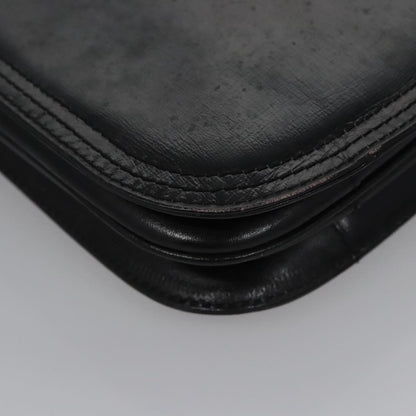 Saint Laurent Vintage Leather, Black, Leather, Handbag