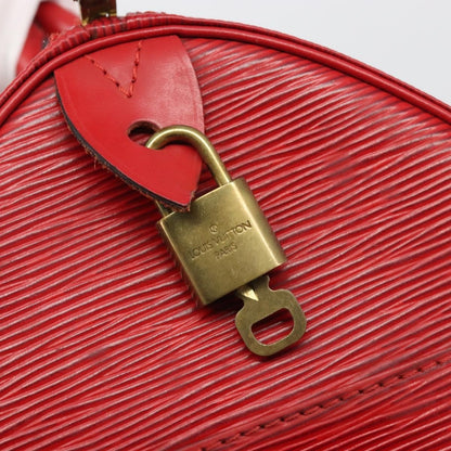 Louis Vuitton Speedy Epi Leather, Red, Leather, Handbag