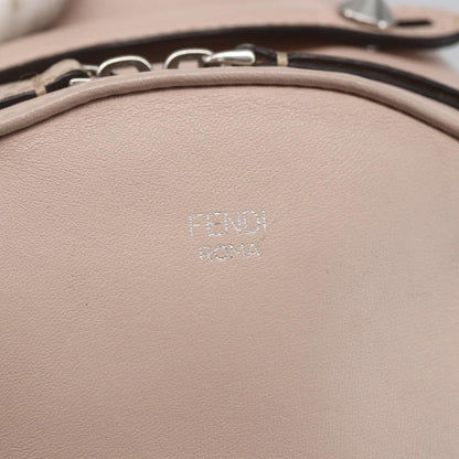 Fendi By The Way Leather, Beige, Leather, Backpack