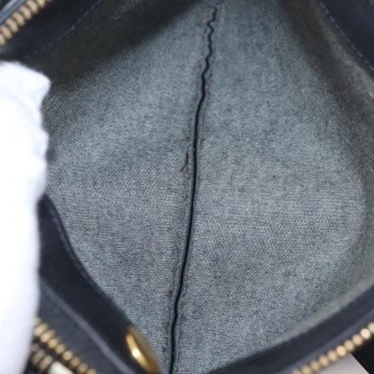 Celine Trio Leather, Black, Leather, Crossbody Bag