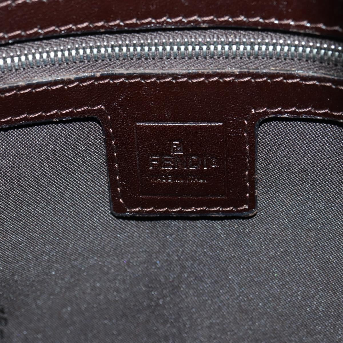 Fendi Mama Forever Zucca Canvas, Brown, Canvas, Handbag
