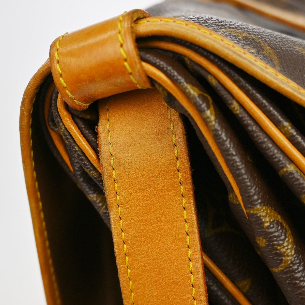 Louis Vuitton Saumur Monogram Canvas, Brown, Canvas, Shoulder Bag