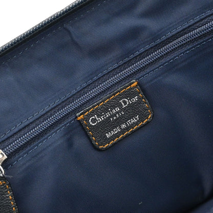 Christian Dior Vintage CD Satchel Diorissimo Canvas, Beige, Canvas, Handbag