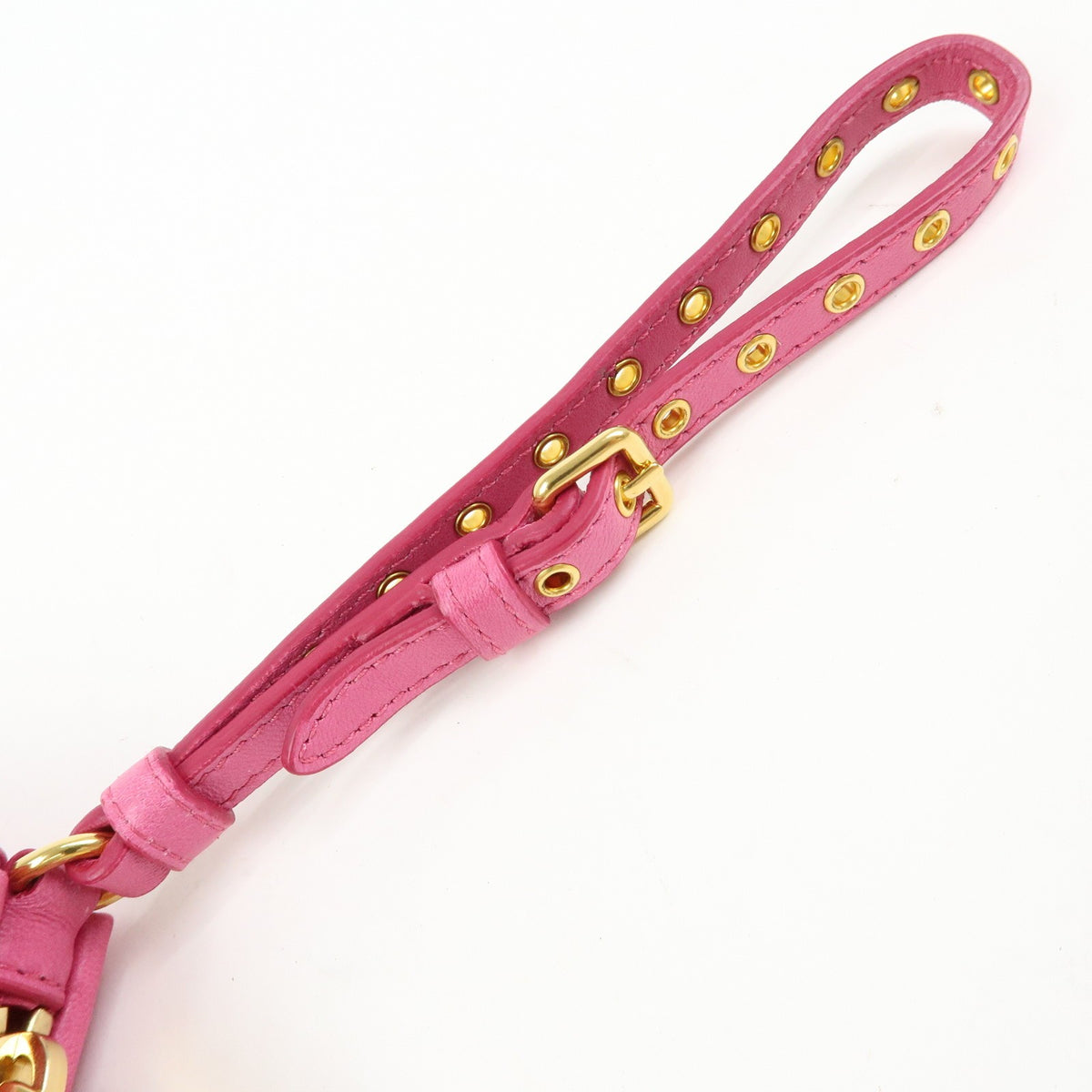 Miu Miu Zip Wristlet Matelasse Leather, Pink, Leather, Clutch
