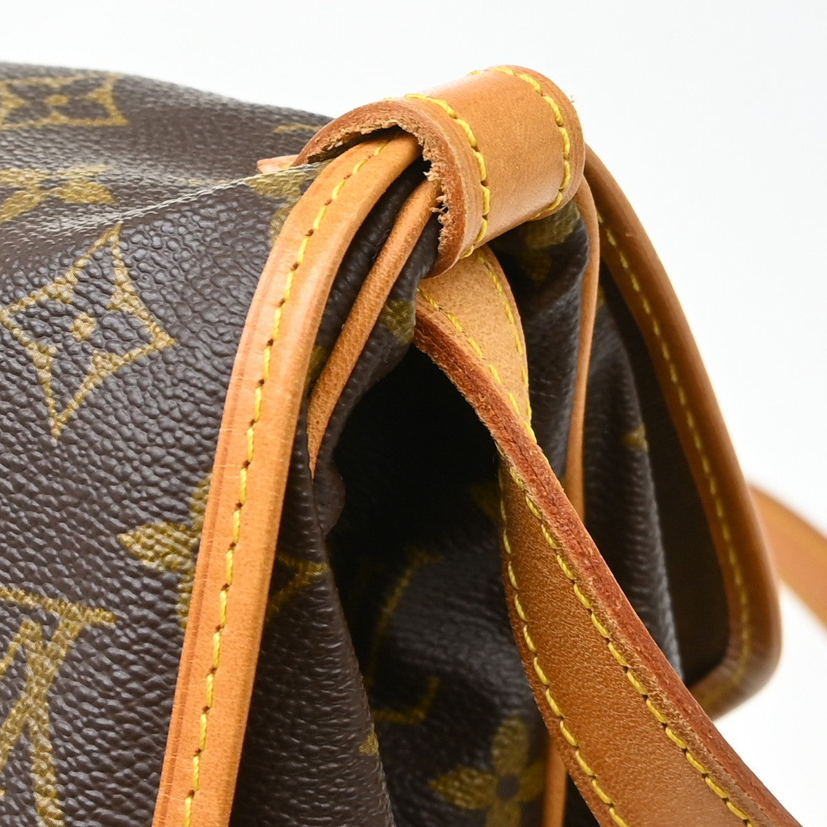 Louis Vuitton Saumur Monogram, Brown, Canvas, Shoulder Bag