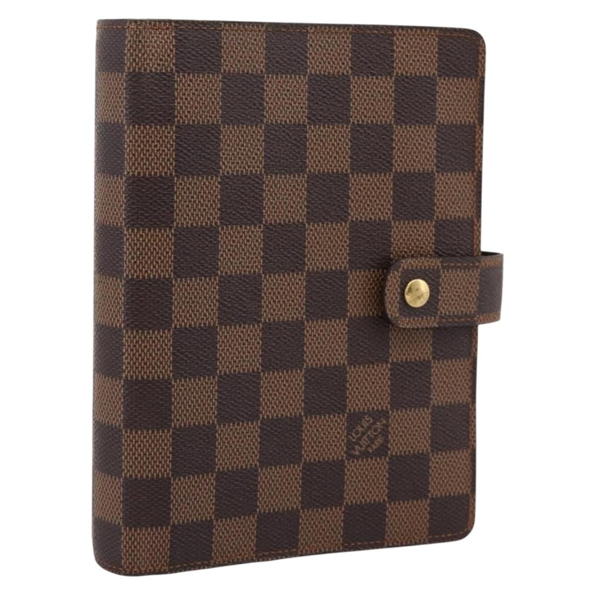 Louis Vuitton Agenda Cover Damier Canvas, Brown, Canvas, Wallet
