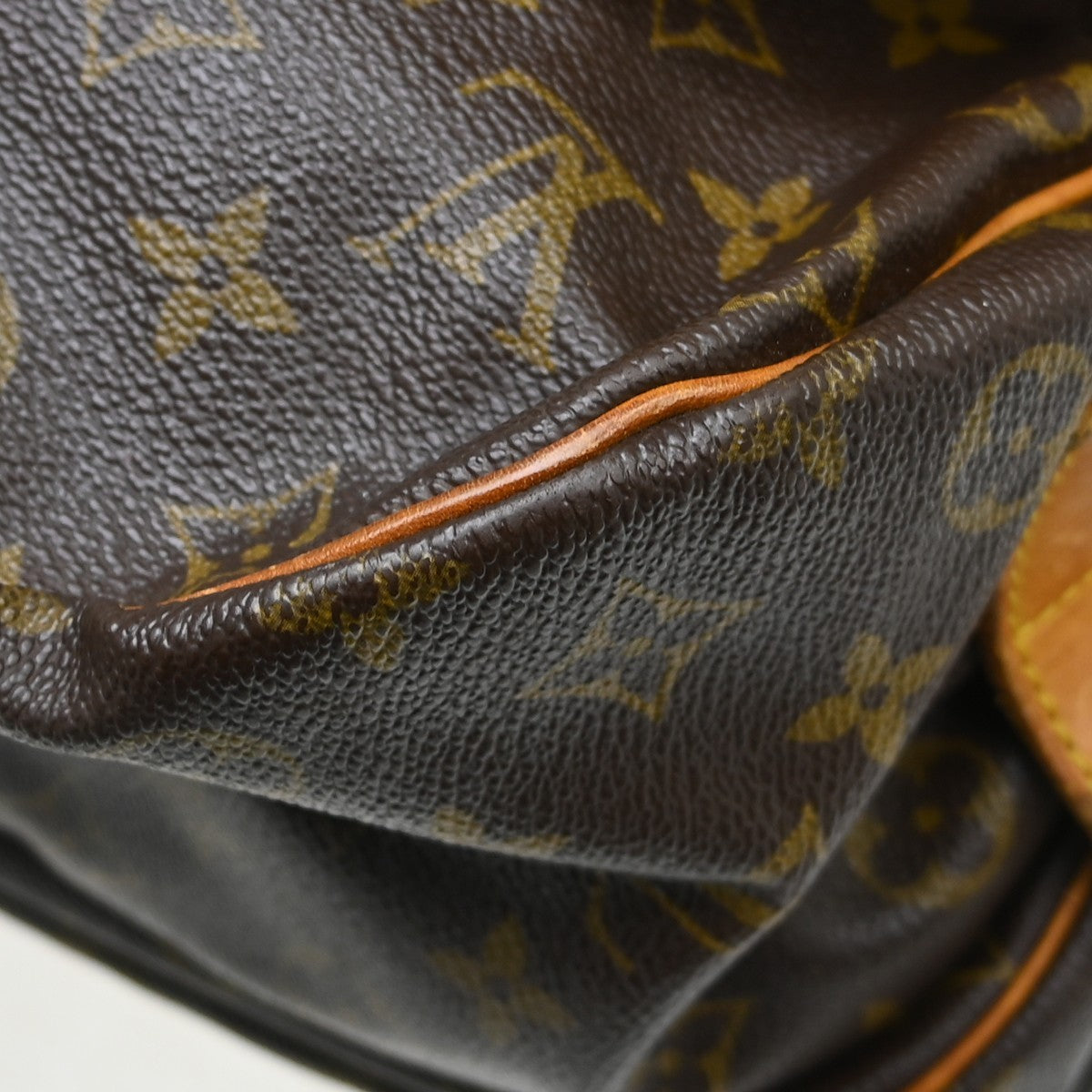 Louis Vuitton Saumur Monogram Canvas, Brown, Canvas, Shoulder Bag