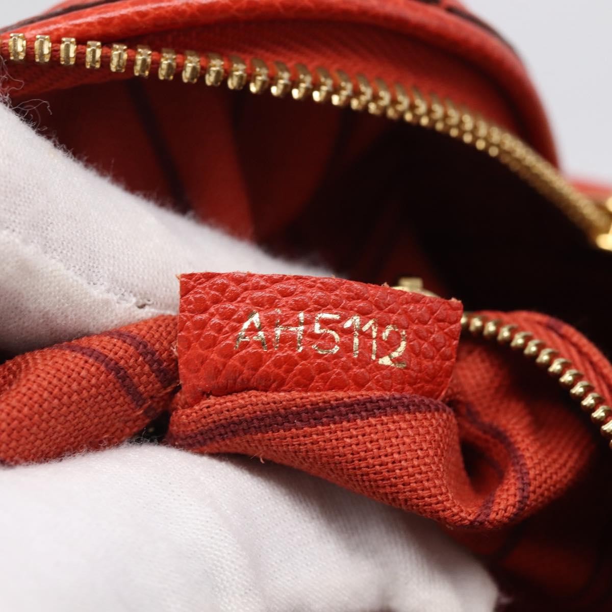 Louis Vuitton Speedy Bandouliere Monogram Empreinte Leather, Red, Leather, Handbag