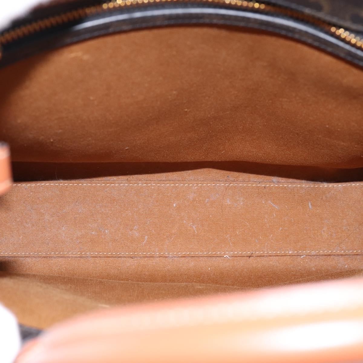 Celine Vertical Cabas Tote Triomphe Coated Canvas, Brown, Canvas, Tote Bag