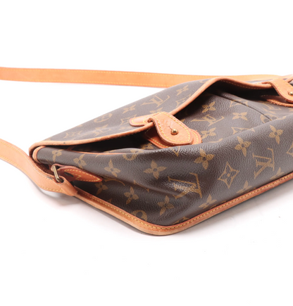 Louis Vuitton Sac Gibeciere Messenger Bag Monogram Canvas, BROWN, CANVAS, Shoulder bag