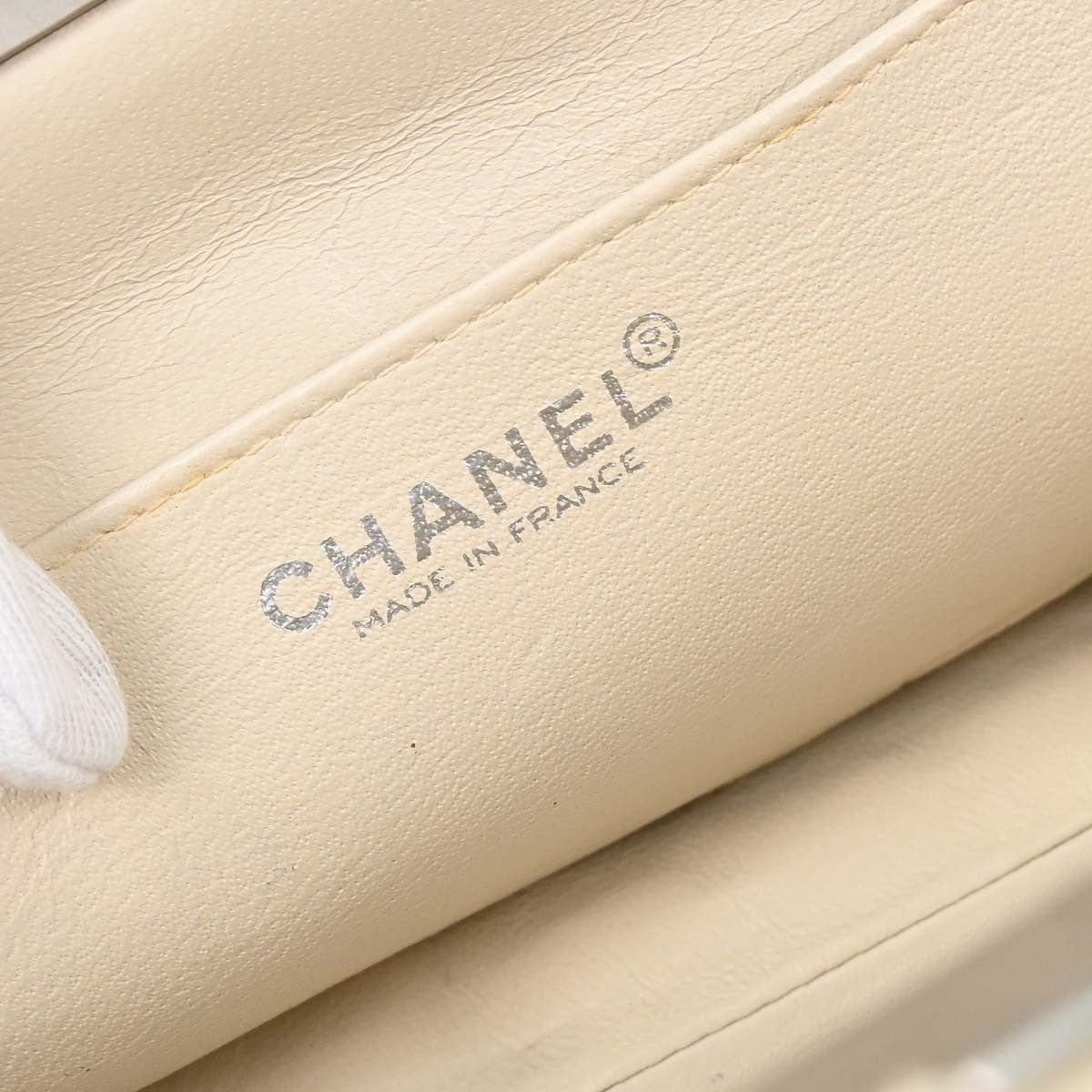Chanel Chocolate Bar Frame Quilted Lambskin, Black, Leather, Shoulder Bag