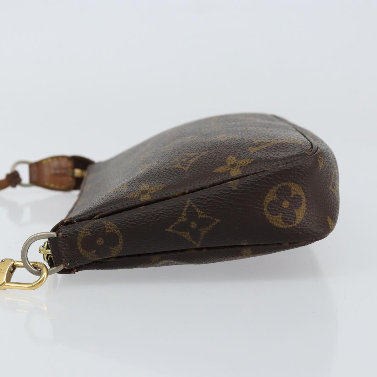 Louis Vuitton Pochette Accessoires Monogram Canvas, BROWN, CANVAS, Clutche & pouche