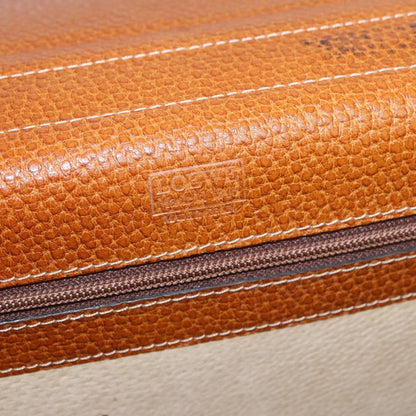Loewe Anagram Business Leather, Brown, Leather, Briefcase