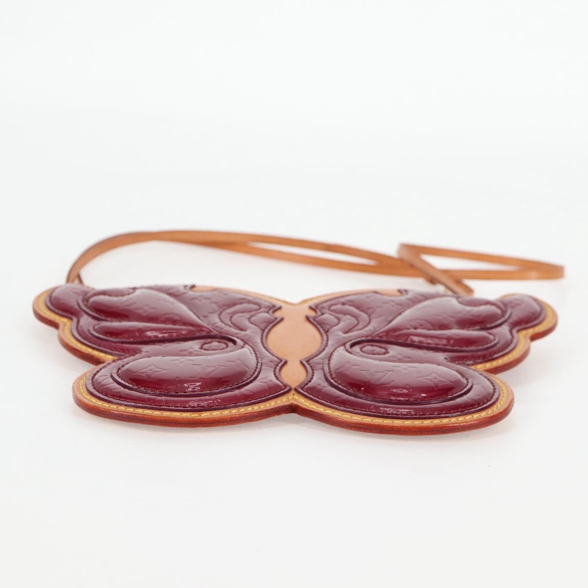 Louis Vuitton Conte de Fees Butterfly Monogram Vernis, Burgundy, Patent Leather, Clutch