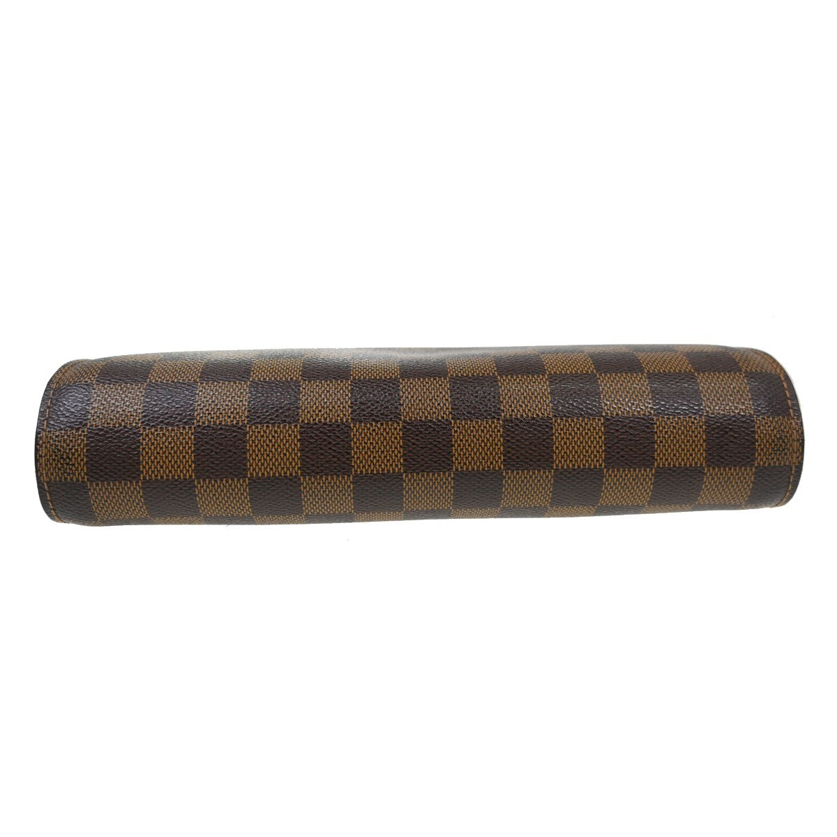Louis Vuitton Pochette Saint Louis Damier Ebene, Brown, Canvas, Clutch
